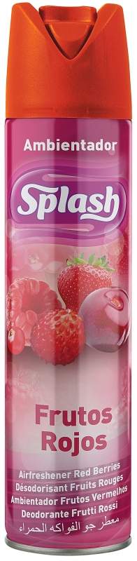 Splash Spray Ambientador Frutos Rojos 300ml