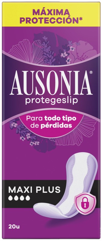 Ausonia Maxi Plus Protegeslips 20 Unidades
