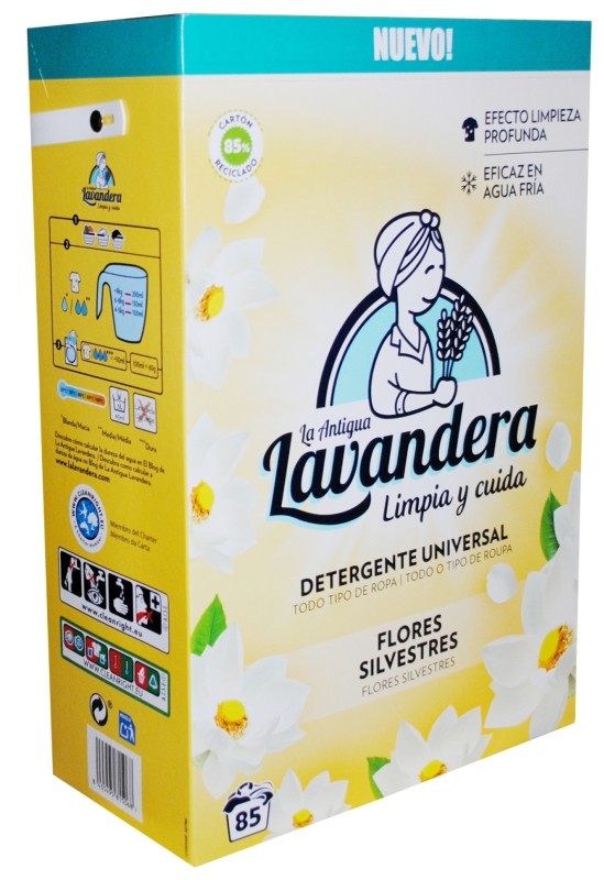 La Antigua Lavandera Detergente En Polvo 85 Lavados