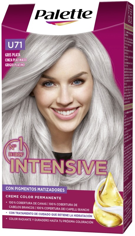 Palette Intensive Creme Color U71 Gris Plata 1 Unidad Palette Intensive Creme Color U71 Gris Plata 1 Unidad