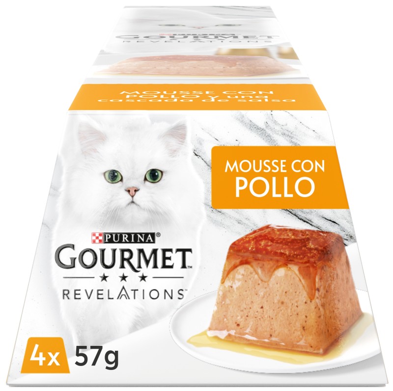 Gourmet Revelations Mousse Con Salsa de Pollo 4x57g