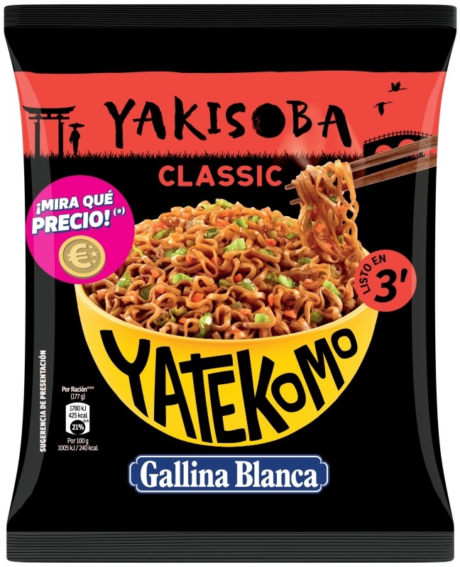 Yakisoba Noodles Fideos Instantáneos Classic 93g