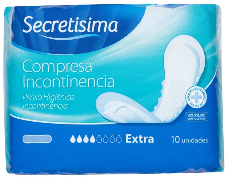 Secretisima Compresas Extra de Incontinencia 10 Unidades