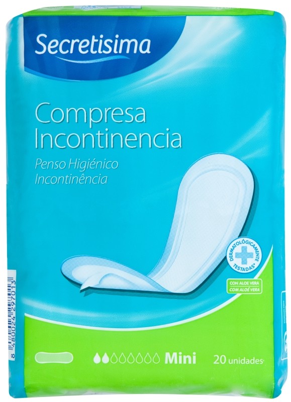 Secretisima Compresa Incontinencia Mini 20 Unidades
