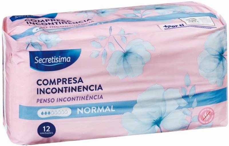 Compresa Secretisima Incontinencia Normal 12 Unidades