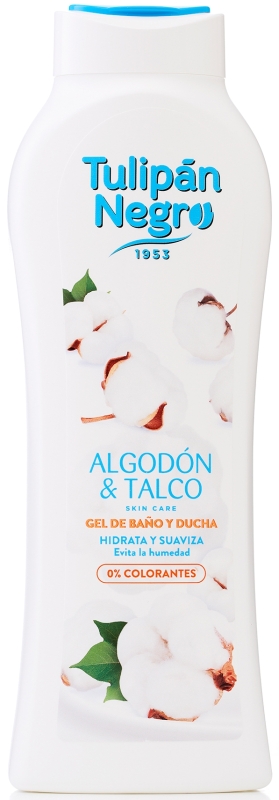 Tulipán Negro Gel de Baño Algodón & Talco 650ml