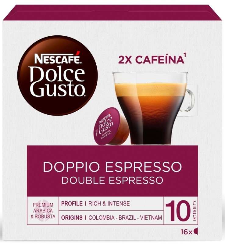 Nescafé Dolce Gusto Espresso Doppio 16 Cápsulas Nescafé Dolce Gusto Espresso Doppio 16 Cápsulas