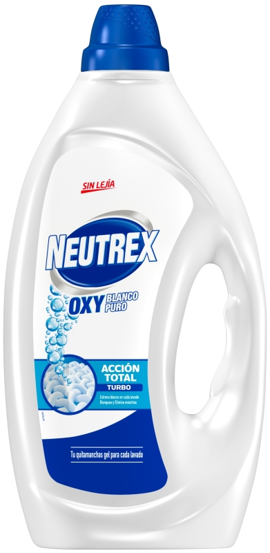 Neutrex Oxy Quitamanchas Líquido Sin Lejía Blanco Puro 1,6L