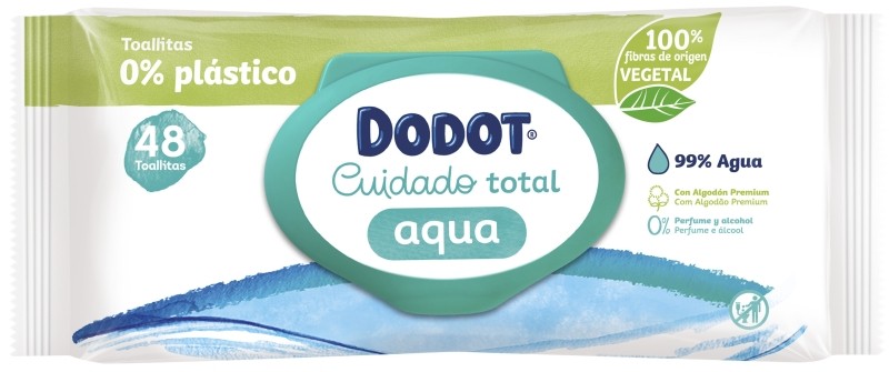 Dodot Toallitas Pure Aqua Para Bebé 48 Toallitas