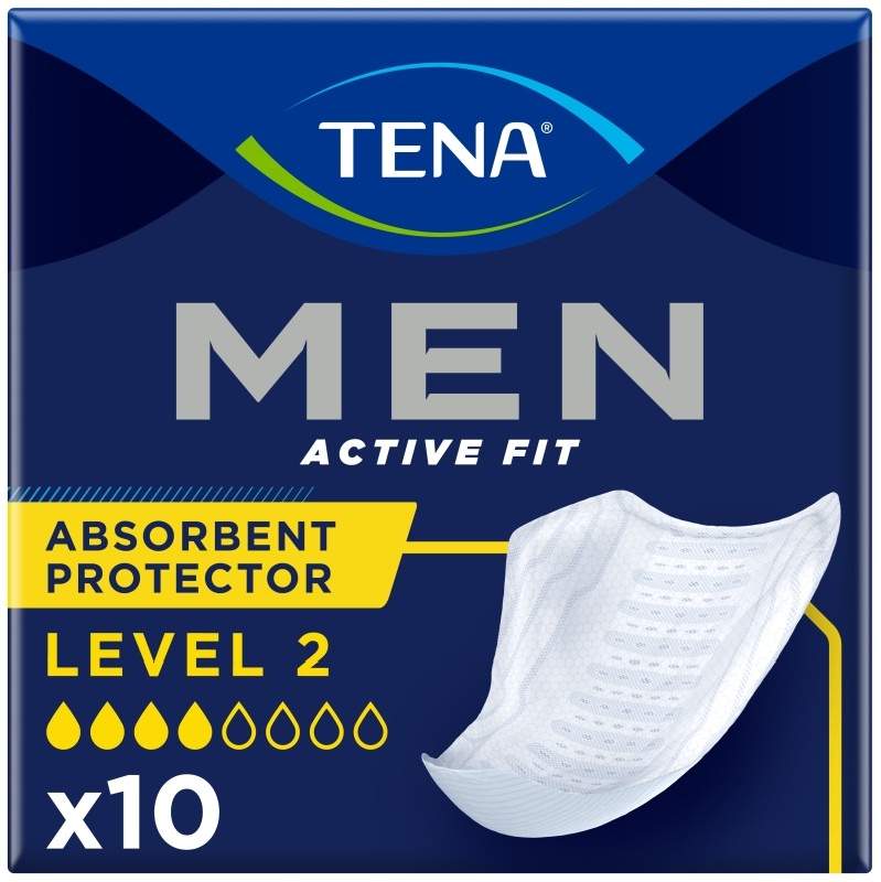 Tena Men Compresas para Incontinencia Leve a Mediana 10 Unidades