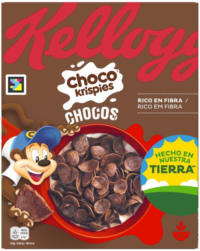 Kellogg’s Choco Krispies Chocos Cereales Sabor a Chocolate 330g