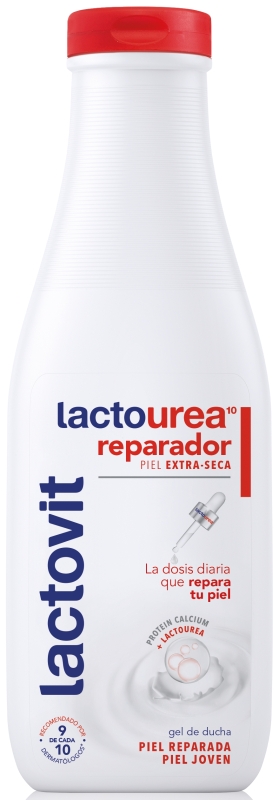 Lactovit Gel de Ducha Reparador Lactourea para Piel Muy Seca 550ml