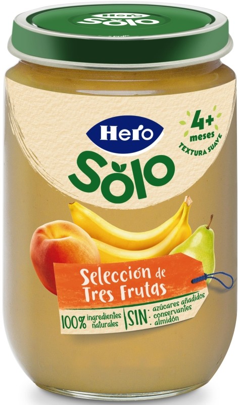 Hero Baby Tarrito Infantil Tres Frutas 190g