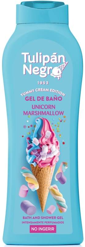 Tulipán Negro Gel de Baño Unicorn Marshmallow 650ml