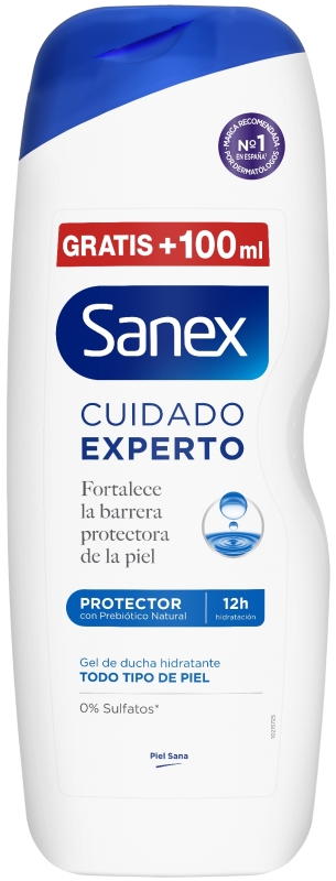 Sanex Cuidado Experto Gel de Ducha Protector 600+100ml