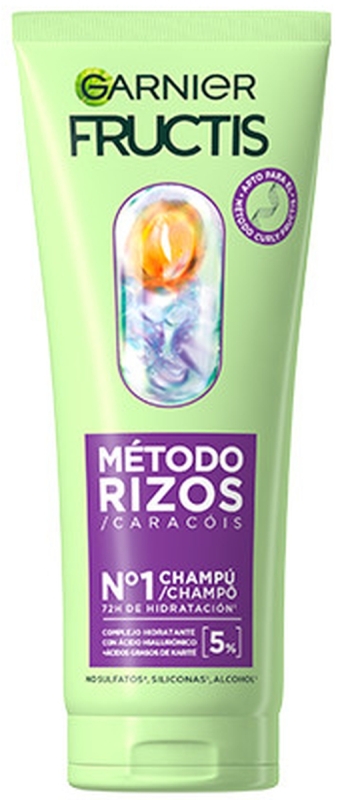 Fructis Método Rizos Champú nº1 para Rizos Hidratados 200ml