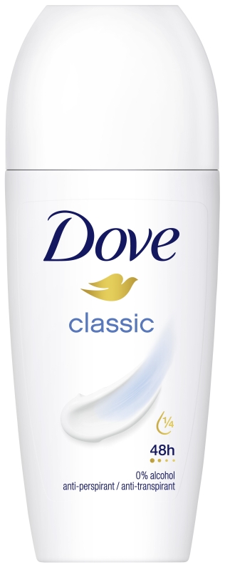 Dove Desodorante Roll-On Classic Antitranspirante 50ml