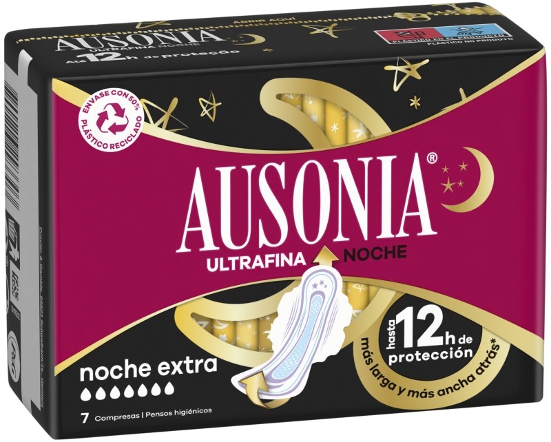 Ausonia Compresas Ultrafinas Con Alas 7 Unidades