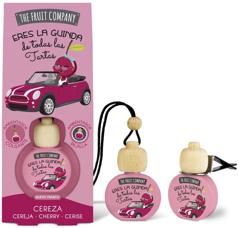 The Fruit Company Ambientador de Coche Cereza 1 Unidad The Fruit Company Ambientador de Coche Cereza 1 Unidad