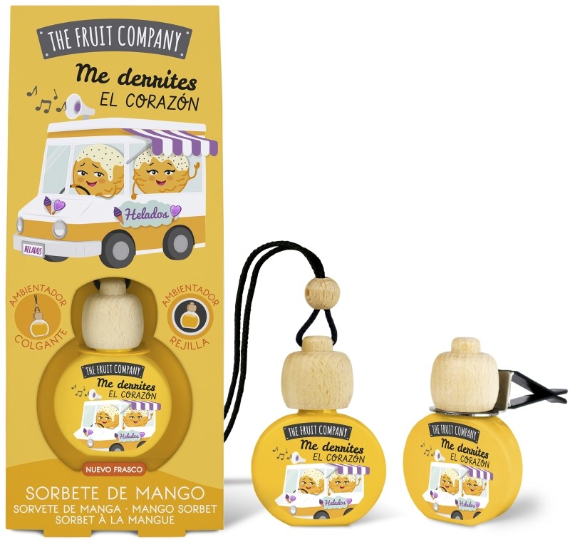 The Fruit Company Ambientador de Coche Mango 1 Unidad The Fruit Company Ambientador de Coche Mango 1 Unidad