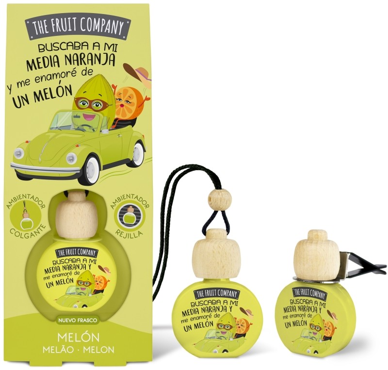 The Fruit Company Ambientador de Coche Melón 1 Unidad The Fruit Company Ambientador de Coche Melón 1 Unidad
