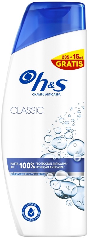 H&S Clásico Champú Anticaspa 235+15ml