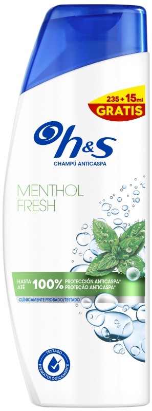 H&S Mentol Champú Anticaspa 235+15ml