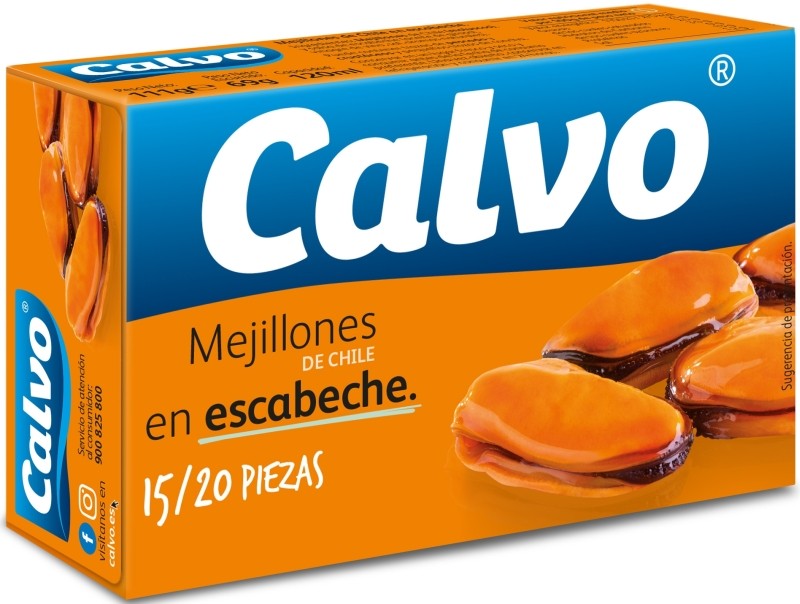 Calvo Mejillón en Escabeche 111g Calvo Mejillón en Escabeche 111g