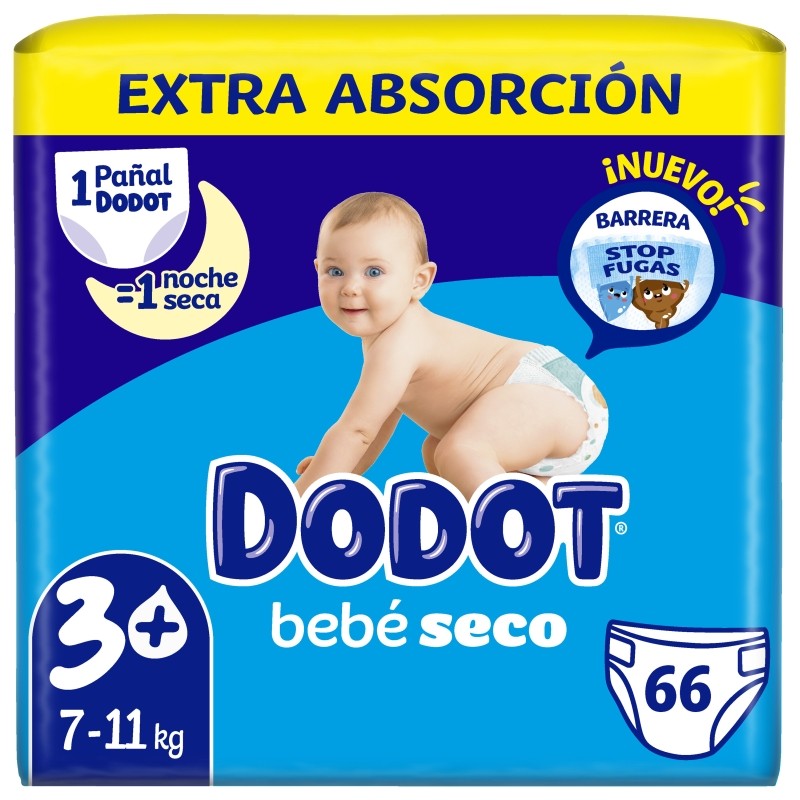 Dotot Bebé Seco T3 66 Unidades