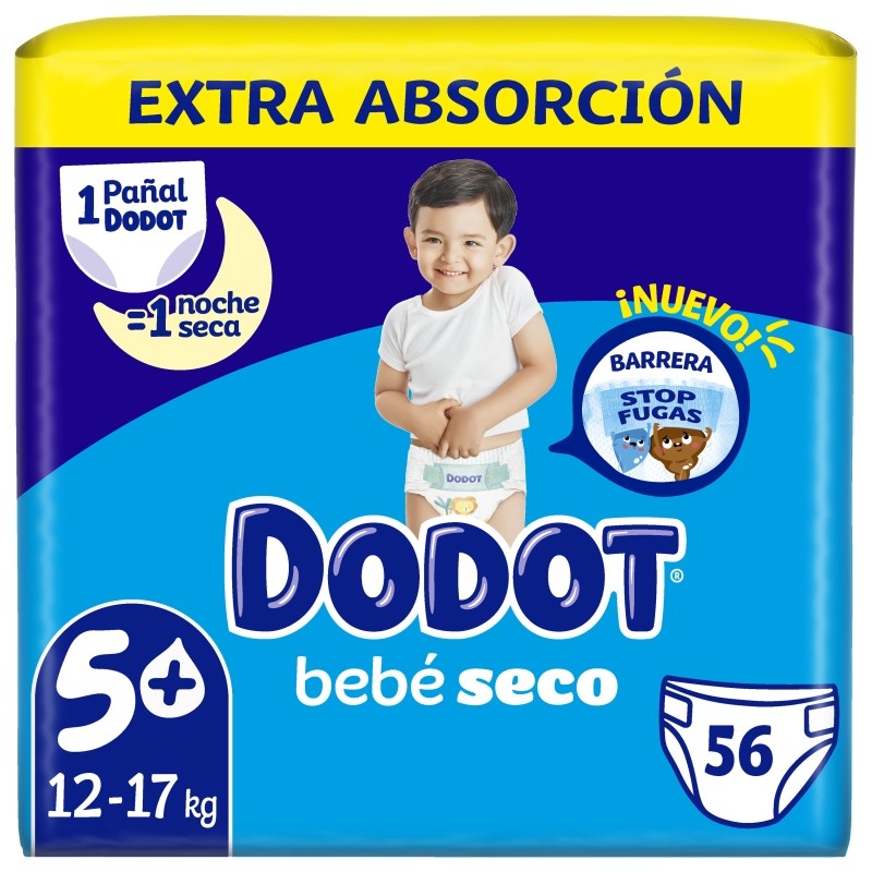 Dodot Bebé Seco T5 56 Unidades