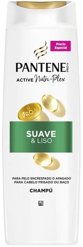 Pantene Champú Suave & Liso Botella 325ml