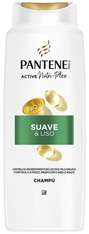 Pantene Champú Suave & Liso Botella 625ml
