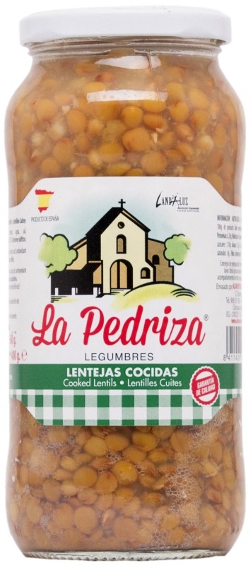 La Pedriza Lenteja Cocidas 560g