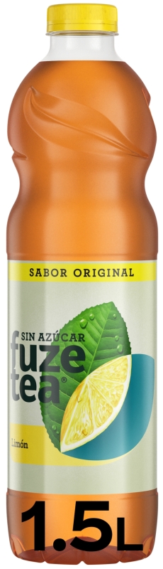 Fuze Tea Bebida Te Limón Sin Azúcar Original Botella 1,5L