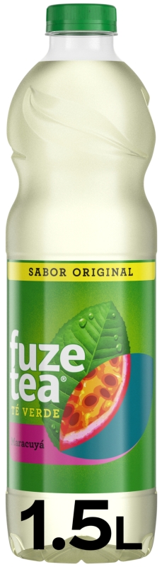 Fuze Tea Refresco de Té Verde Maracuyá Botella 1,5L