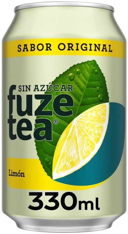 Fuze Tea Refresco de Té Limón Sin Azúcar 24x330ml