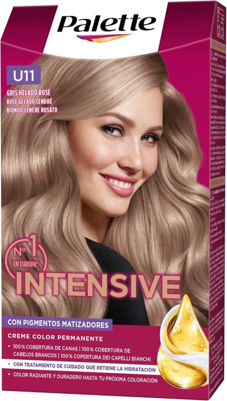 Palette Intensive Creme Color U11 Gris Helado Rosé 1 Unidad Palette Intensive Creme Color U11 Gris Helado Rosé 1 Unidad