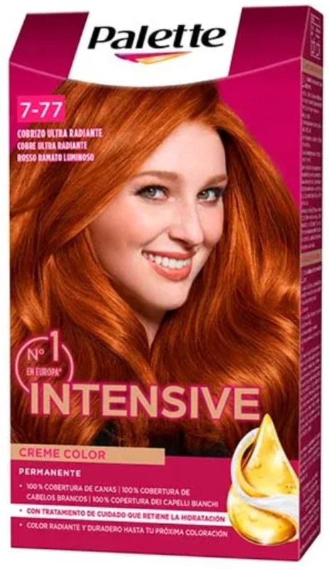 Palette Intensive Creme Color 7-77 Cobrizo Ultra Radiante 1 Unidad Palette Intensive Creme Color 7-77 Cobrizo Ultra Radiante 1 Unidad