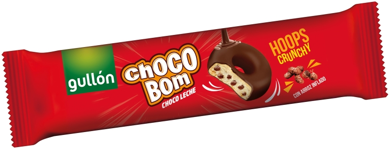 Gullón Galletas Chocobom Chocolate con Leche 128g