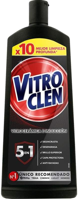 Vitroclen Limpiador de Vitrocerámica en Crema 450 ml
