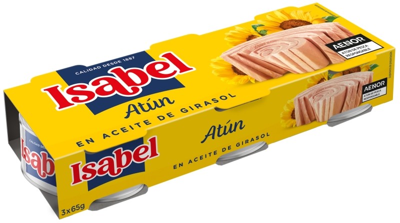 Isabel Atún en Aceite de Girasol 3x65g
