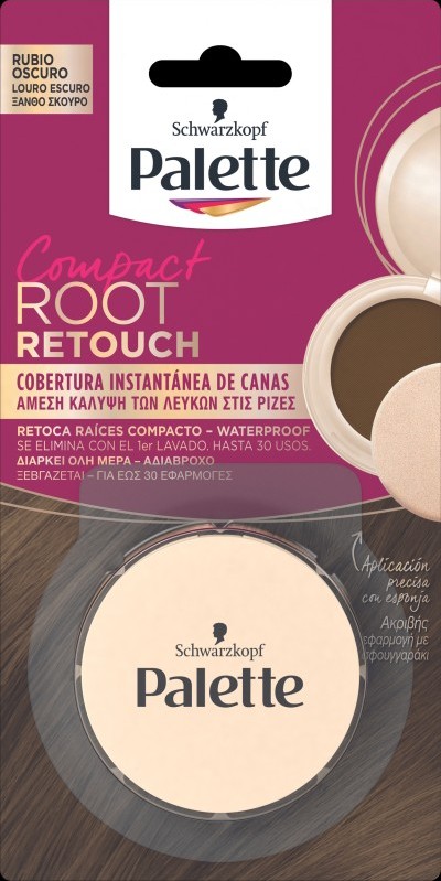 Palette Compact Retoca Raíces Rubio Oscuro 1 Unidad