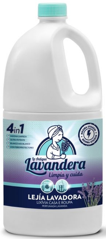 La Antigua Lavandera Lejía Perfumada Lavadora 2L