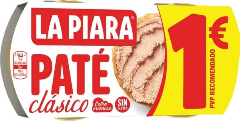La Piara Paté Clásico 2x75g