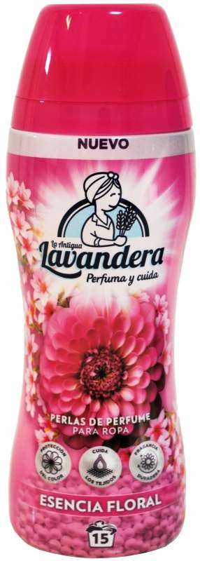 La Antigua Lavandera Perlas de Perfume Esencia Floral 15 Lavados 210g