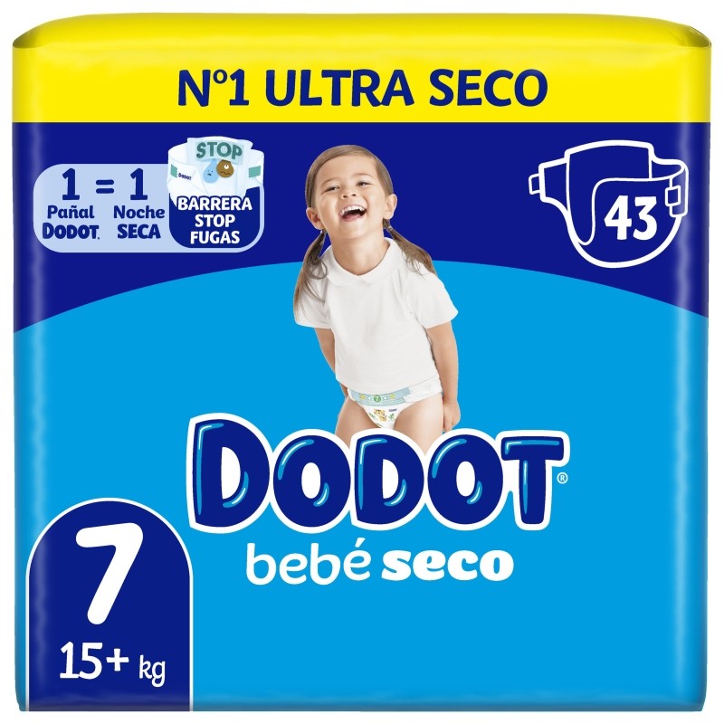 Dodot Bebé Seco T7 43 Unidades