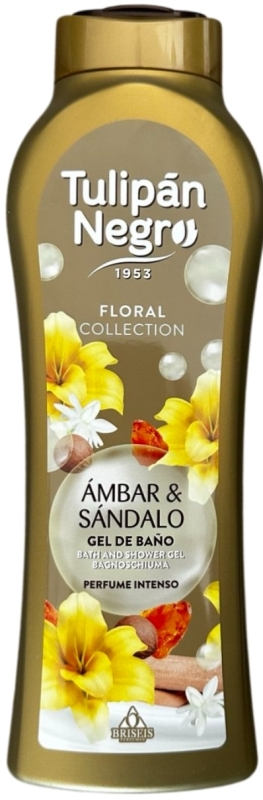 Tulipán Negro Gel de Baño Ámbar y Sándalo 650ml