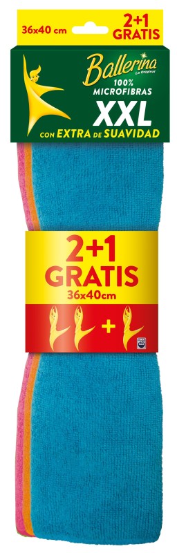 Ballerina Bayeta Microfibra XXL 2+1 Unidades