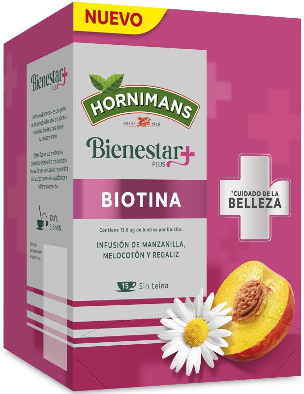 Hornimans Infusión Bienestar con Biotina 15 Unidades