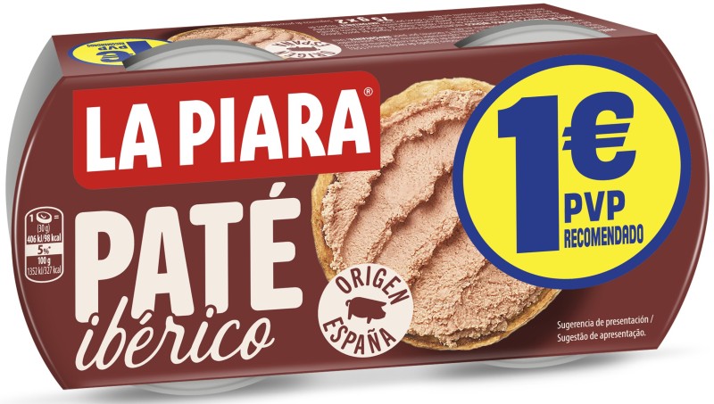 La Piara Paté Ibérico 2x75g